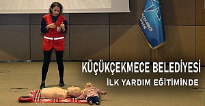 Küçükçekmece Belediyesi ilk yardım eğitiminde
