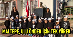 Maltepe, ulu önder için tek yürek
