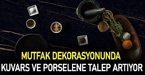 Mutfak dekorasyonunda kuvars ve porselene talep artıyor
