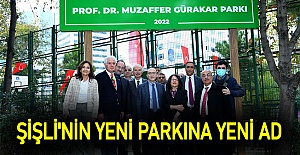 Şişli'nin yeni parkına yeni ad
