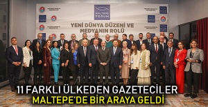 11 Farklı ülkeden gazeteciler Maltepe’de bir araya geldi