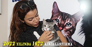 2022 yılında 1672 kısırlaştırma