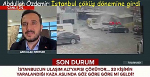 Abdullah Özdemir: İstanbul çöküş dönemine girdi