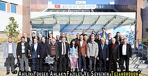 “ Ahilik Yüksek Ahlak, Fazilet Ve Sevginin Tezahürüdür”