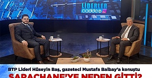 Bağımsız Türkiye Partisi (BTP) Genel Başkanı Hüseyin Baş, Cadde TV’de Ankara’nın deneyimli gazetecilerinden Mustafa Balbay’ın sorularını cevaplandırdı
