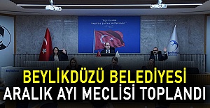 Beylikdüzü belediyesi aralık ayı meclisi toplandı