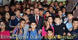 “Eğitime Destek Olmaya Devam Edeceğiz”