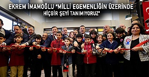 Ekrem İmamoğlu “Milli egemenliğin üzerinde hiçbir şeyi tanımıyoruz”