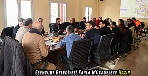 Esenyurt Belediyesi Karla Mücadeleye Hazır