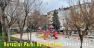 Havuzlar Parkı Baştan Sona Yenileniyor