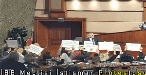 İBB Meclisi İstismar Protestosu Edildi