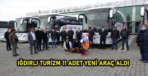 Iğdırlı turizm 11 adet yeni araç aldı