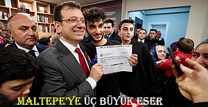 Maltepe’ye üç büyük eser