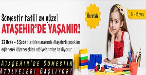 Ataşehir’de Sömestir Atölyeleri Başlıyor!