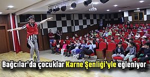Bağcılar’da çocuklar Karne Şenliği’yle eğleniyor