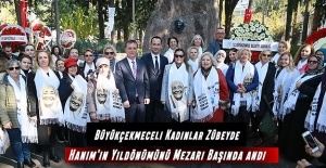 Büyükçekmeceli Kadınlar Zübeyde Hanım'ın Yıldönümünü Mezarı Başında andı