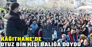 Kâğıthane’de 30 Bin Kişi Balığa Doydu