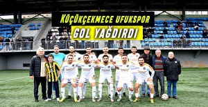 Küçükçekmece ufukspor gol yağdırdı