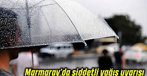 Marmaray'da şiddetli yağış uyarısı