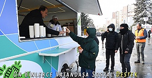On Binlerce Vatandaşa Sosyal Destek