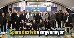 Spora destek esirgenmiyor