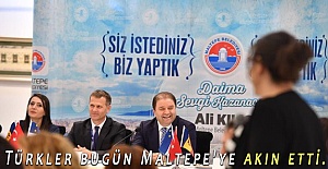 Türkler bugün Maltepe'ye akın etti.