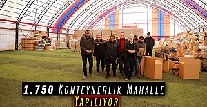 1.750 Konteynerlik Mahalle Yapılıyor