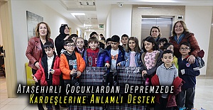 Ataşehirli Çocuklardan Depremzede Kardeşlerine Anlamlı Destek