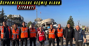 Depremzedelere geçmiş olsun ziyareti