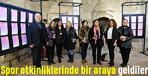 Spor etkinliklerinde bir araya geldiler