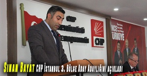 Sinan Bayat CHP İstanbul 3. Bölge Aday Adaylığını açıkladı