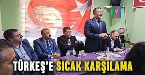 Türkeş’e sıcak karşılama