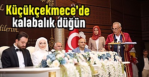 Küçükçekmece’de kalabalık düğün