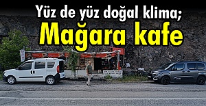 Yüz de yüz doğal klima; Mağara kafe