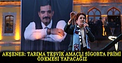 Akşener: Tarıma teşvik amaçlı sigorta primi ödemesi yapacağız