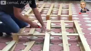 Paletler den Bahçe Masası ve Koltuk Yapımı